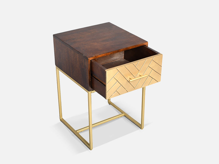 SD Design nachtkastje Jailey Goud