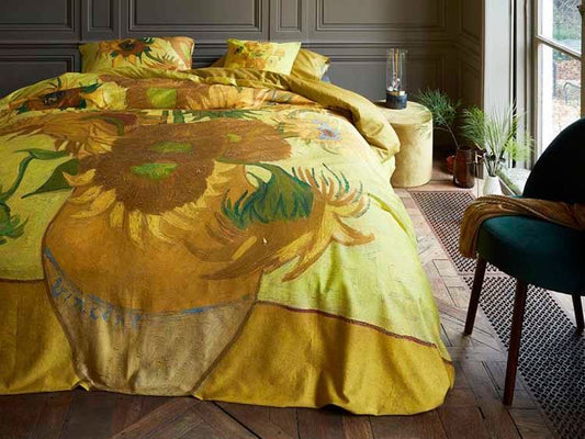 Beddinghouse x Van Gogh Museum Tournesol Dekbedovertrek - Geel