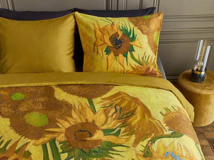 Beddinghouse x Van Gogh Museum Tournesol Dekbedovertrek - Geel