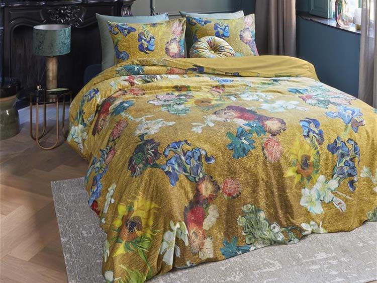Beddinghouse x Van Gogh Museum Partout des Fleurs - Gold