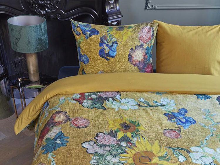 Beddinghouse x Van Gogh Museum Partout des Fleurs - Gold