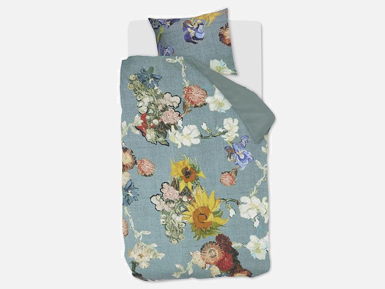 Beddinghouse x Van Gogh Museum Partout des Fleurs - Green