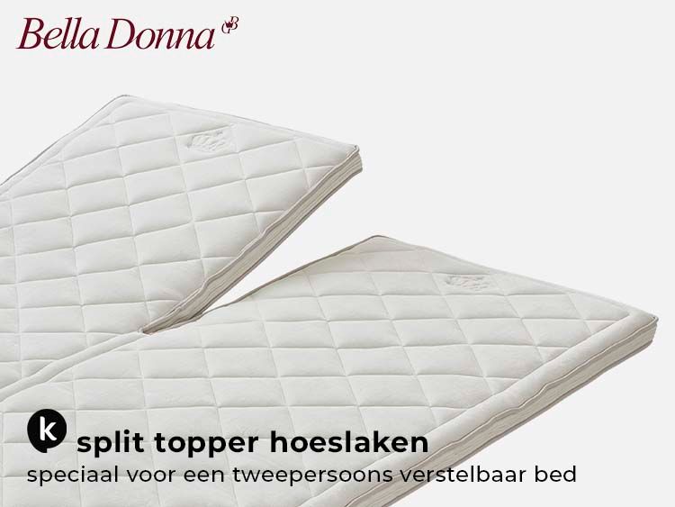 Bella Donna Piccola Topperhoeslaken Split