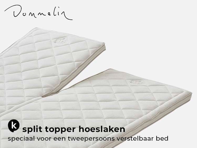 Dommelin Topperhoeslaken Percal Split